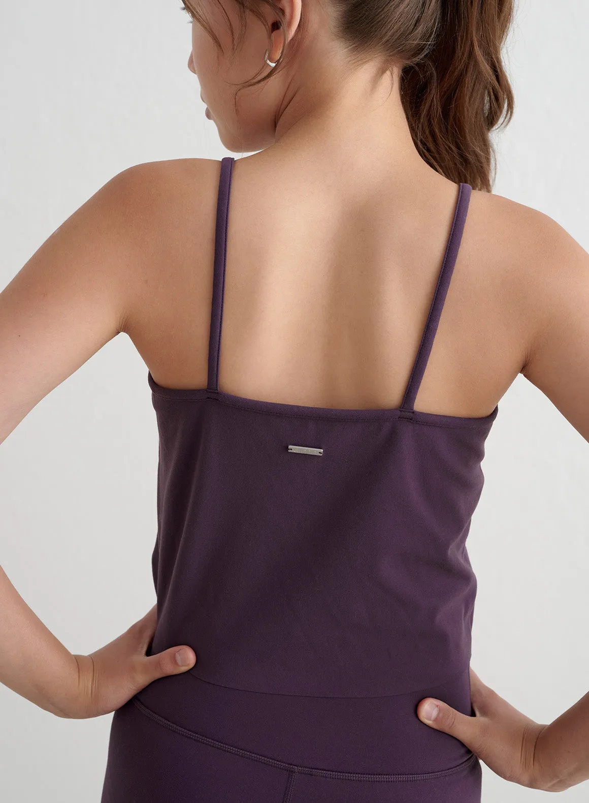 Midnight Plum Young Sense Strap Singlet