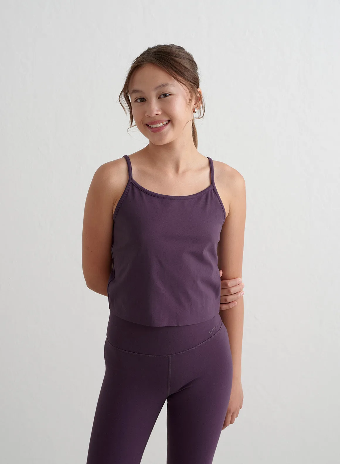 Midnight Plum Young Sense Strap Singlet