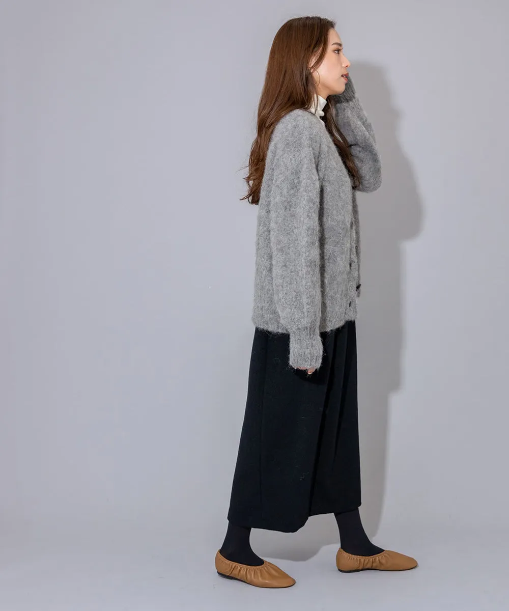 MOHAIR V-NECK CARDIGAN