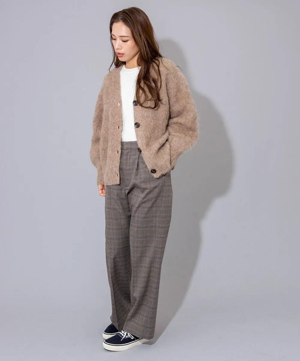 MOHAIR V-NECK CARDIGAN