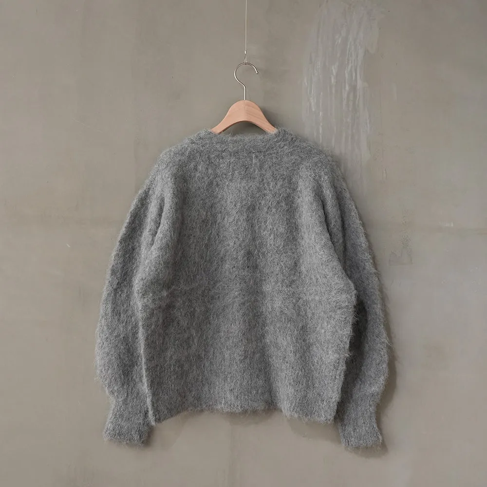 MOHAIR V-NECK CARDIGAN