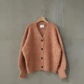MOHAIR V-NECK CARDIGAN
