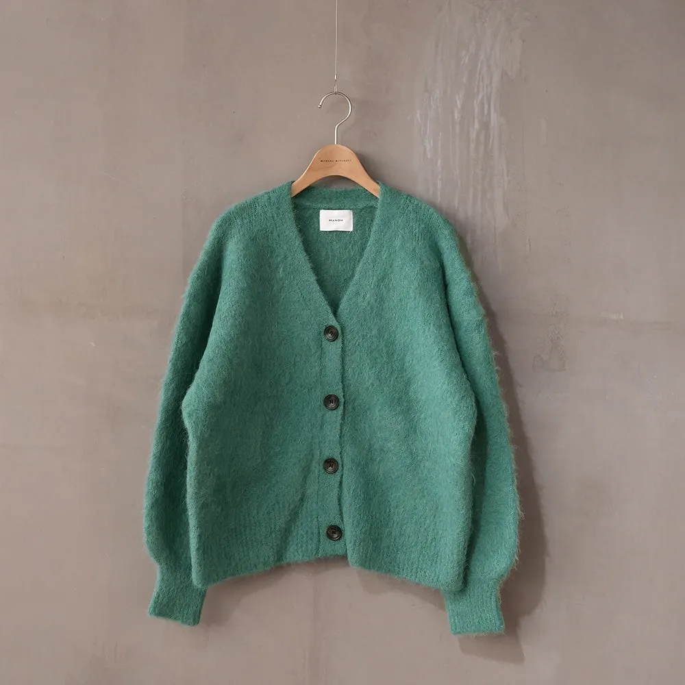 MOHAIR V-NECK CARDIGAN