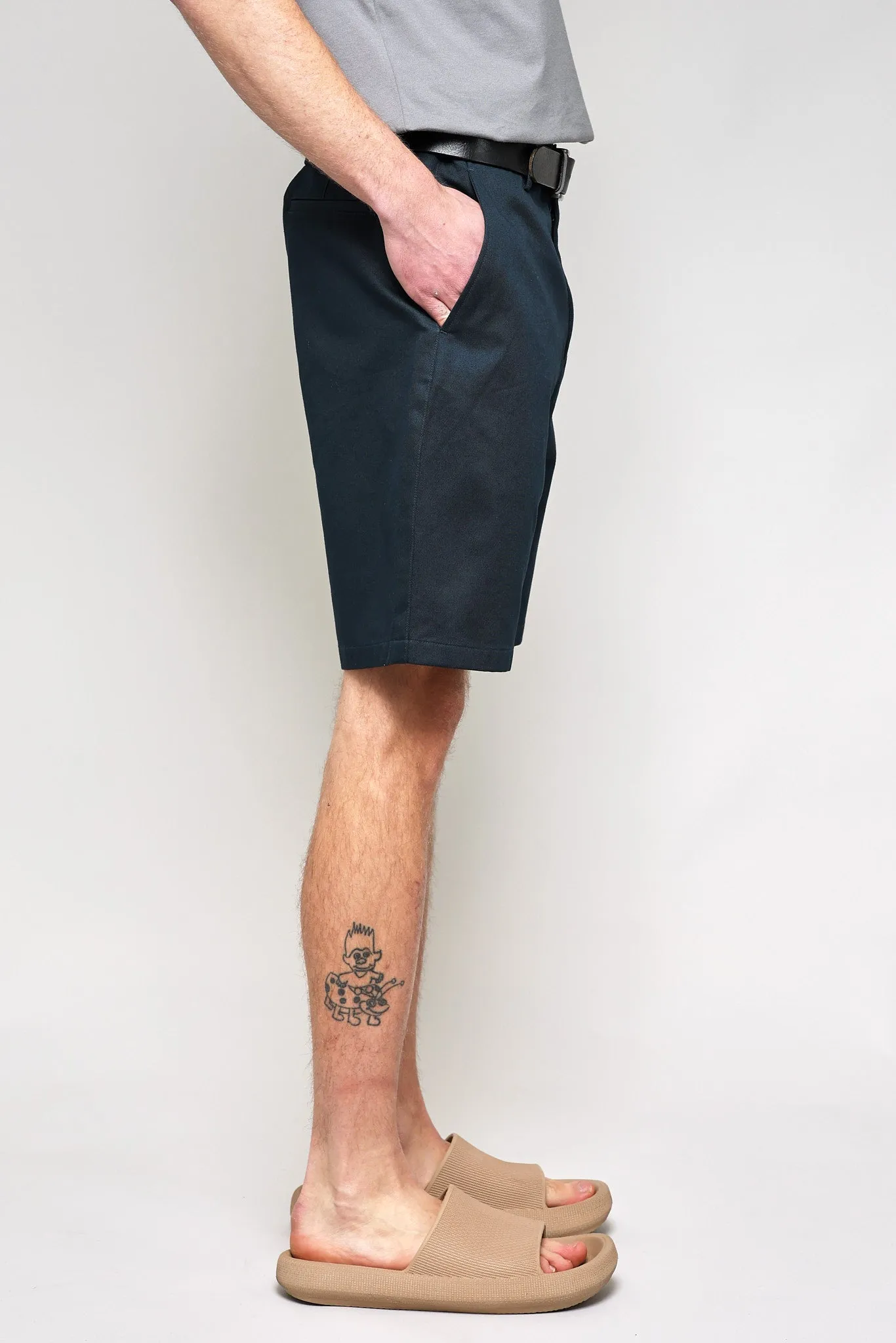 NS1205-1 Japanese Chino Shorts 20s Chino Cloth in Navy