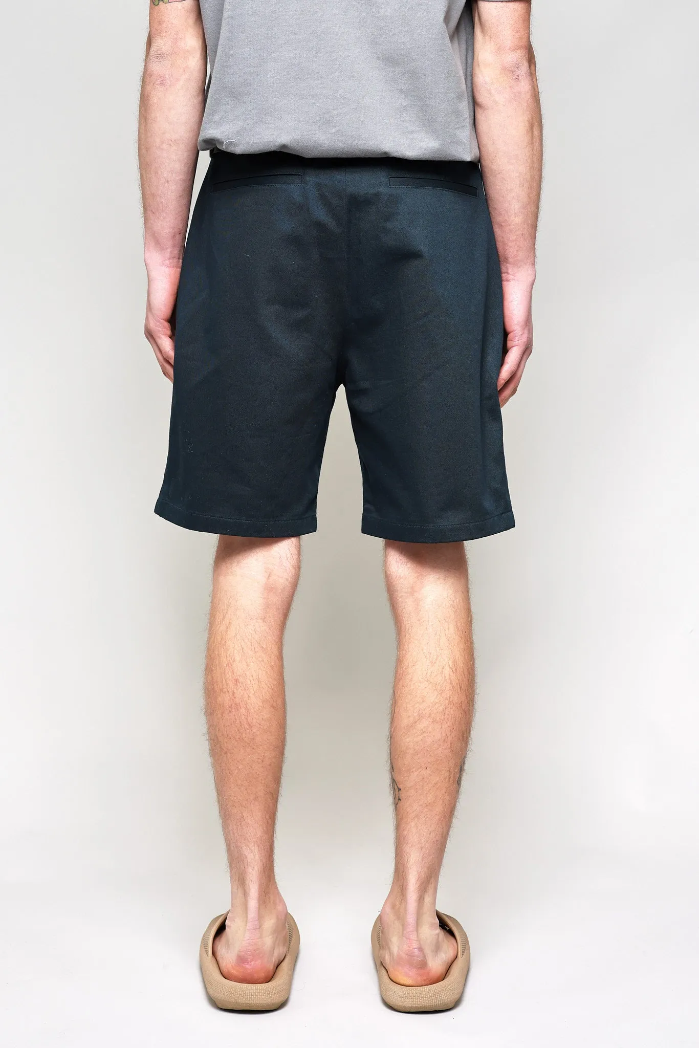 NS1205-1 Japanese Chino Shorts 20s Chino Cloth in Navy