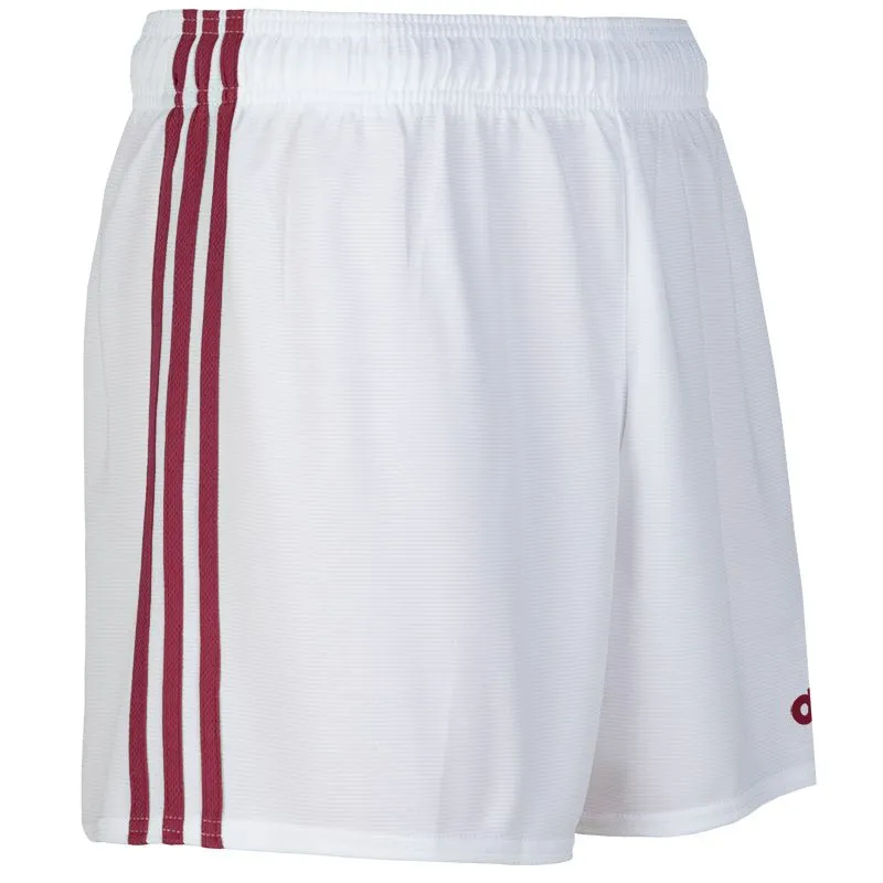 O'Neills Mourne Shorts White/Maroon