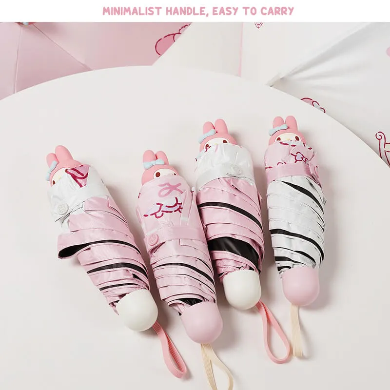 Pink My Melody Doll UV Protection Umbrellas
