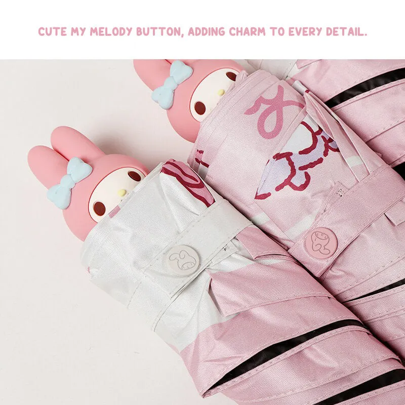 Pink My Melody Doll UV Protection Umbrellas