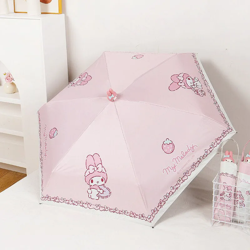 Pink My Melody Doll UV Protection Umbrellas