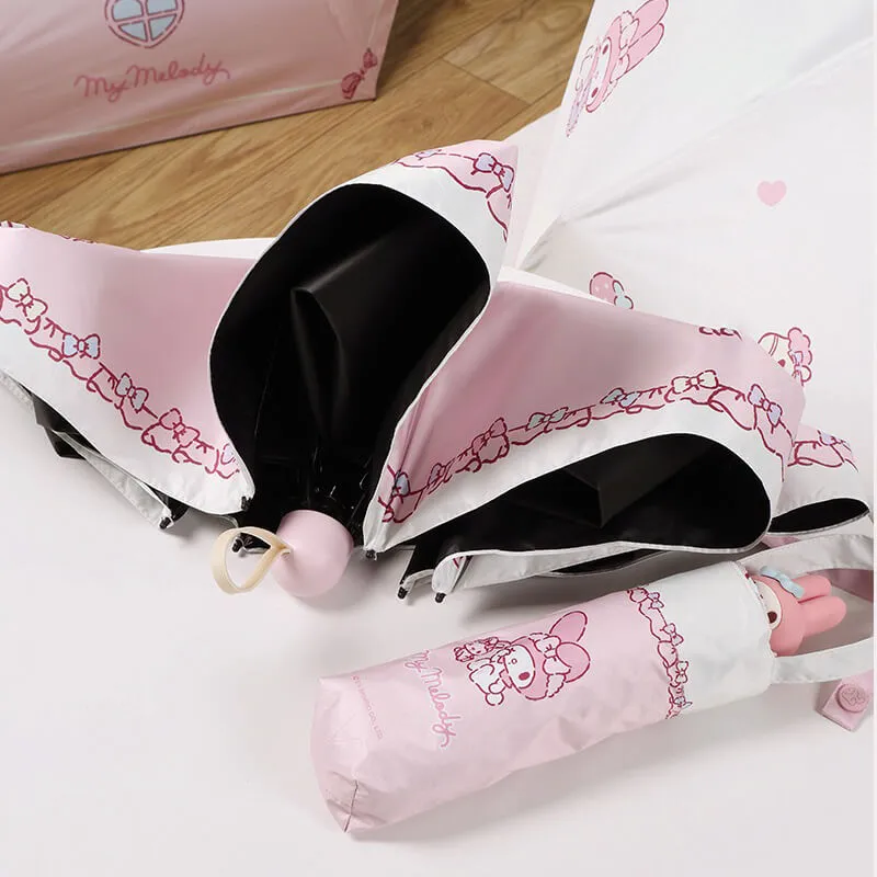 Pink My Melody Doll UV Protection Umbrellas