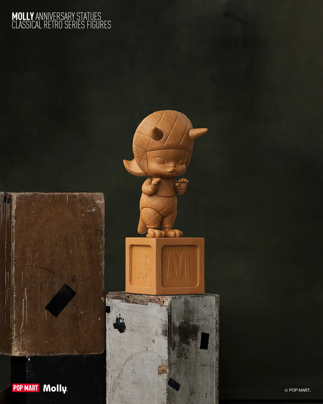 POP MART Molly Anniversary Statues Classical Retro Series