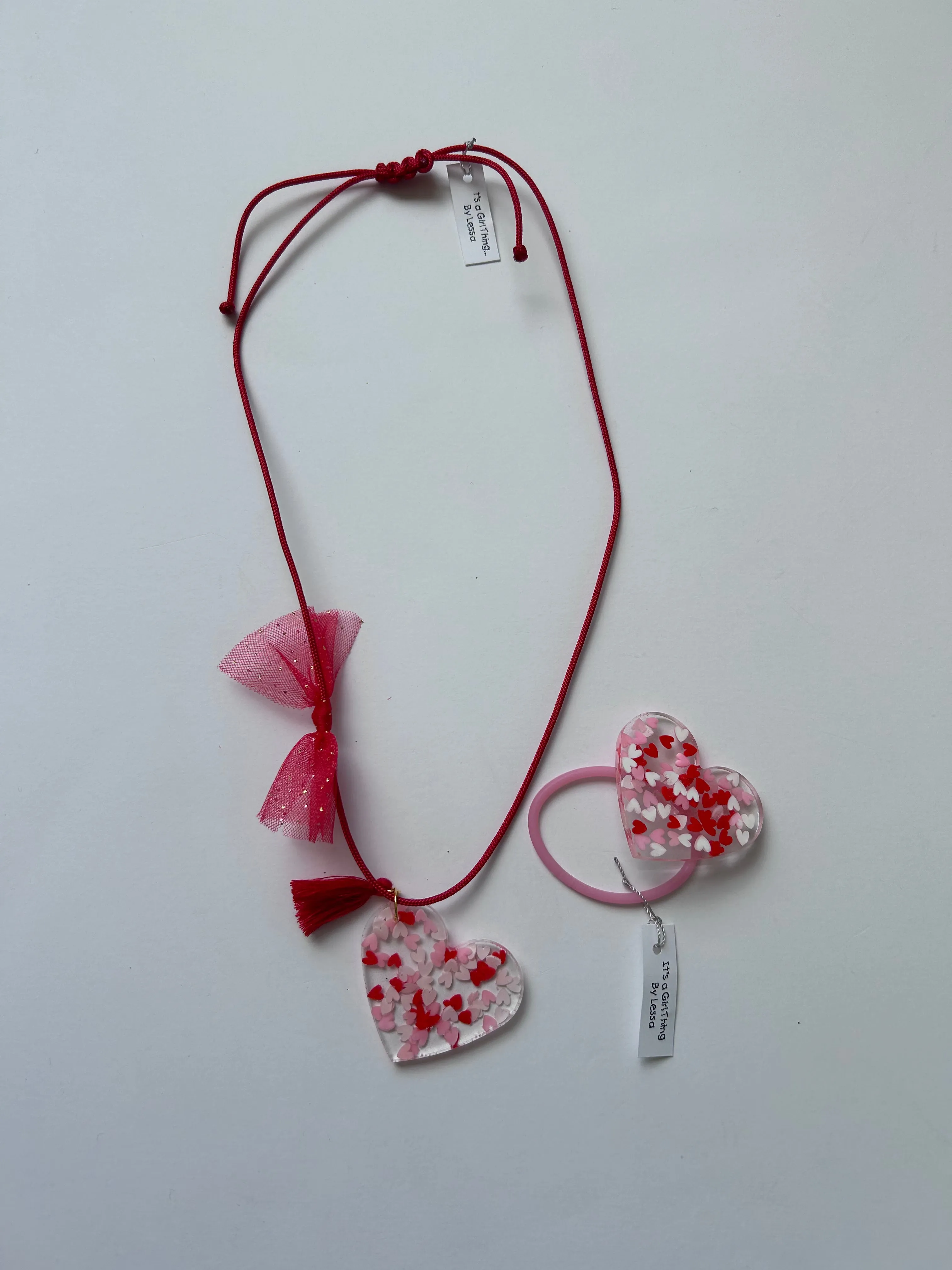 Star/heart/flower acrylic charm necklace