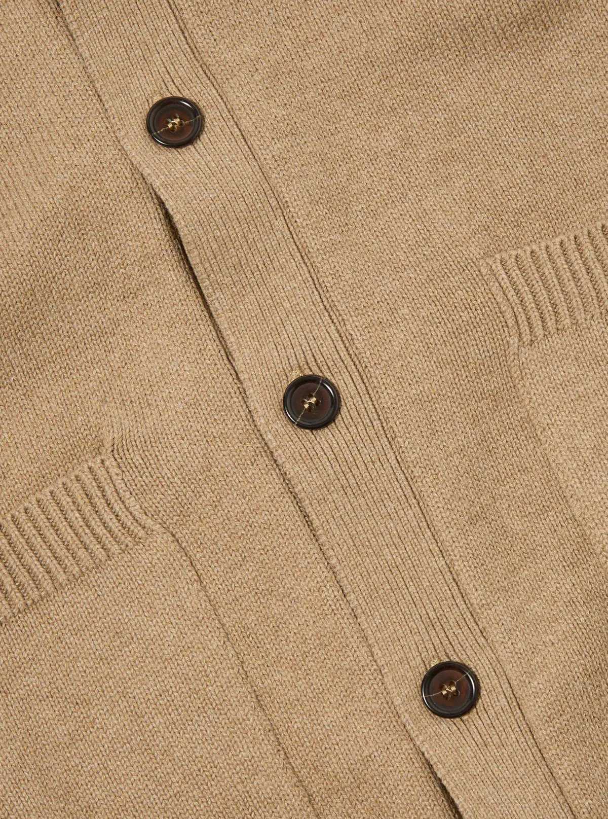 Universal Works David Cardigan Sand