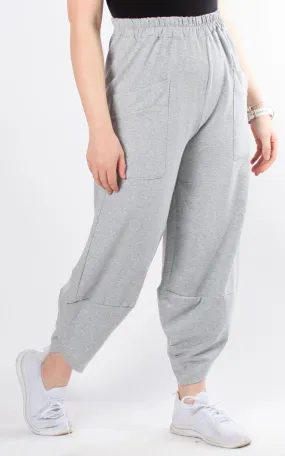 Wide Leg Pocket Joggers | Grey