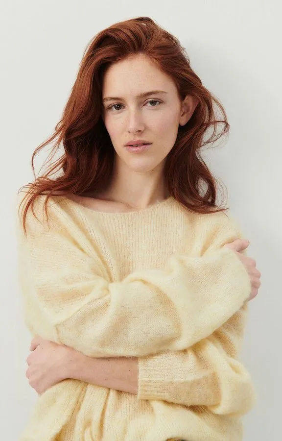 YANBAY PULLOVER - ECRU MELANGE